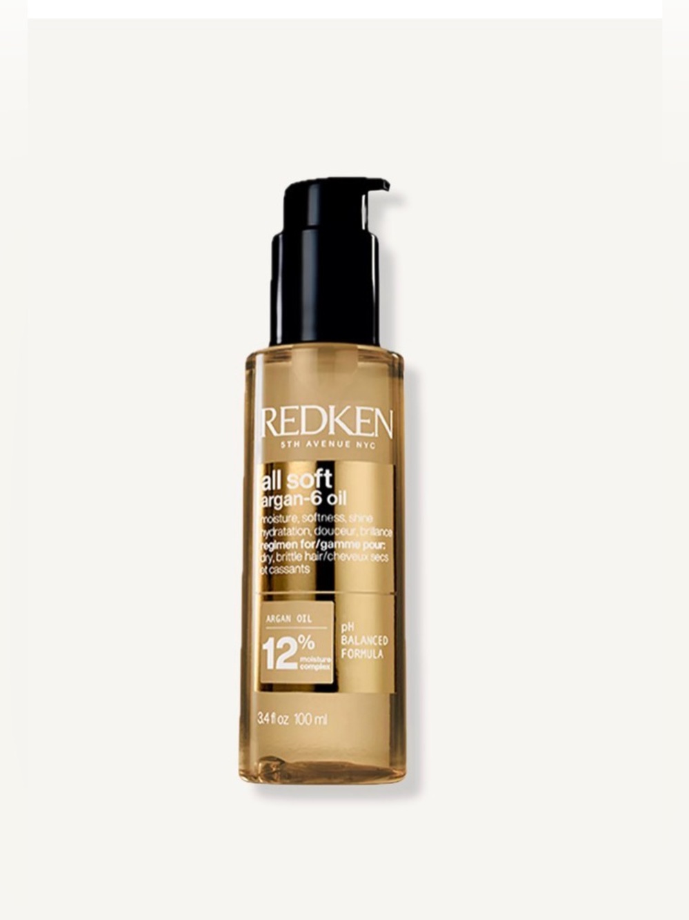 2/$30! Redken All Soft Argan-6 Oil- 3/4 full